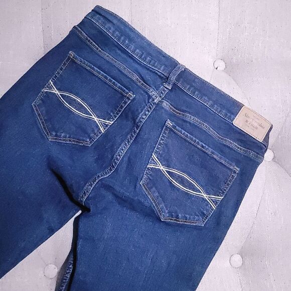 Abercrombie & Fitch Women’s Size 27/4R Denim Jeans Super Skinny Fit Mid Stretch - Picture 5 of 9